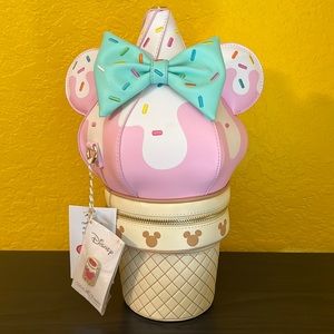 Loungefly Stitch Shoppe Minnie Mouse Ice Cream crossbody bag